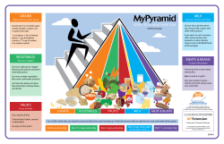 MyPyramid: Steps to a Healthier You (poster)