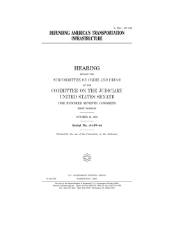 defending america`s transportation infrastructure