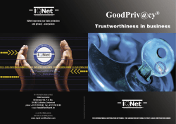 GoodPriv@cy - IQNet Association