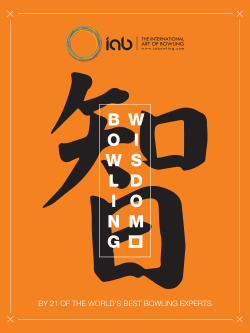 Bowling Wisdom copy - International Art of Bowling
