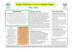 Bugle_May 2016 - Kington Golf Club