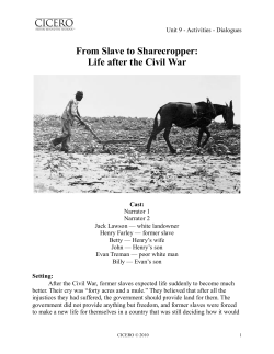 Life After the Civil War - 9th Grade World History Overview