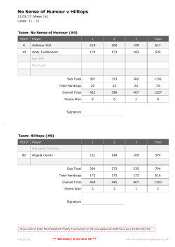 Bowling League Manager - Lane Sheets