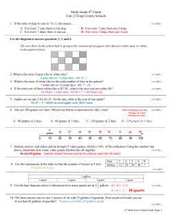 Study Guide KEY for Unit 3 - Troup County School System