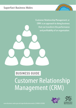 Customer Relationship Management (CRM)
