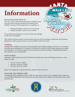 runners kit - Festival de No&euml;l de Casselman