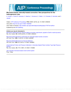 Microwave-based, internally-heated convection: New perspectives