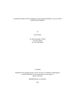 Construction Of Polynomials And Linear Weight Calculation For