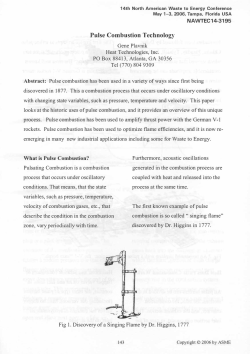 Pulse Combustion Technology