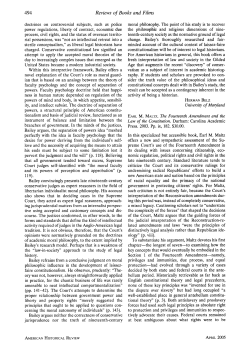 Earl M. Maltz. The Fourteenth Amendment and the Law of the