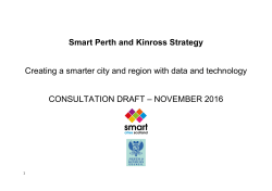 Smart Perth and Kinross Strategy