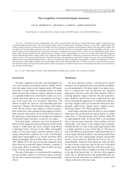 The recognition of terrestrial impact structures