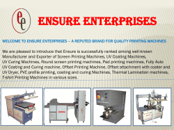 ensure enterprises - Screen Printing Machine