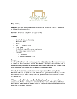 Soap Carving - Marshall M. Fredericks &ndash; Sculpture Museum