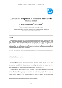 A systematic comparison of continuous and discrete
