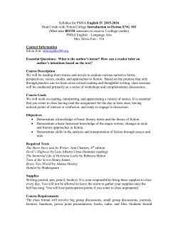 English IV/English IV Dual Credit - Foti