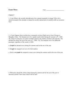 Exam Three Name