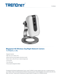 Megapixel HD Wireless Day/Night Network Camera TV