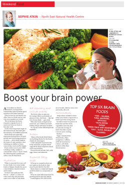 Boost your brain power - North East Natural Health Centre