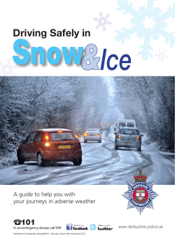 Driving Safely in Snow and Ice