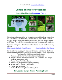 Jungle Theme for Preschool
