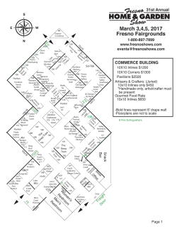 March 3,4,5, 2017 Fresno Fairgrounds