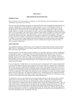 Dance Sources - Great Western Morris