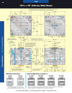 133/8 x 15" A-Series Mold Bases