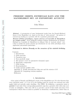 arXiv:math/9905169v1 [math.DS] 26 May 1999