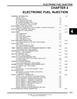 Electronic Fuel Injection