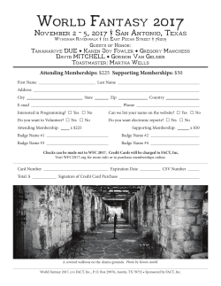 flyer - World Fantasy 2017