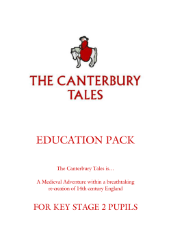 the canterbury tales