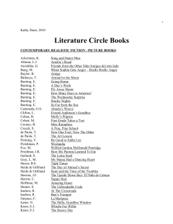 Literature Circle Books