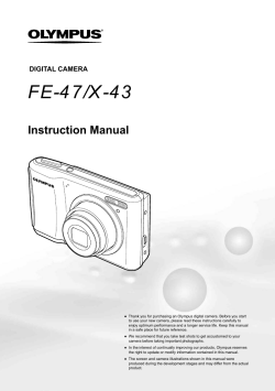 FE-47/X-43 Instruction Manual