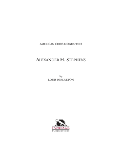 Alexander H. Stephens