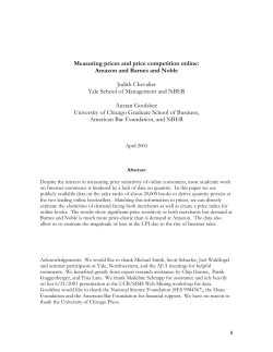Measuring prices and price competition online