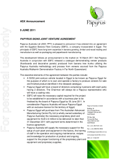 For personal use only