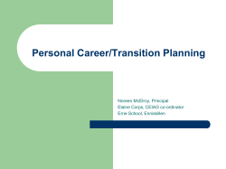 Personal Career Planning