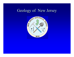 Geology of New Jersey - Rutgers Environmental Stewards