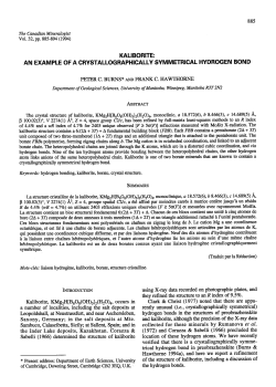 an example ofa crystallographicallv symmetrical hydrogen bond