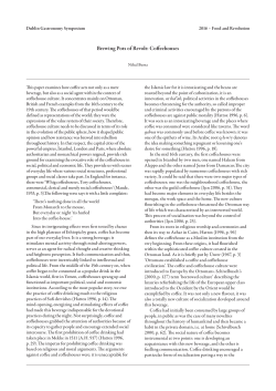 Brewing Pots of Revolt: Coffeehouses