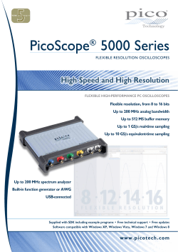PicoScope&reg; 5000 Series