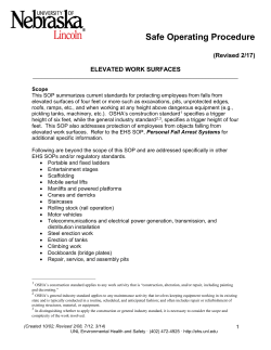 Elevated Work Surfaces