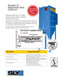PleatJet II&trade; Horizontal Dust Collector