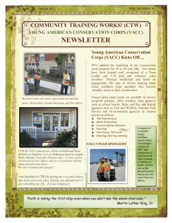NEWSLETTER - Community Training Works