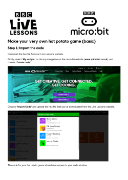 Make your very own hot potato game (basic)