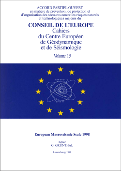 I - XII ranging EMS-98 scale