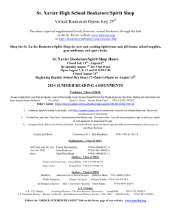 St. Xavier High School Bookstore/Spirit Shop