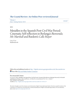 Metafilm in the Spanish Post-Civil War Period