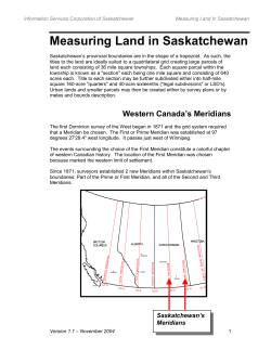 Measuring Land in Saskatchewan